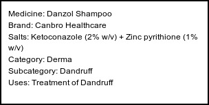 Information about Danzol Shampoo (Brand: Canbro Healthcare) - Uses: Treatment of Dandruff