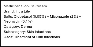 Information about Clobilife Cream (Brand: Intra Life) - Uses: Treatment of Skin infections