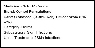Information about Clotof M Cream (Brand: Osmed Formulations) - Uses: Treatment of Skin infections