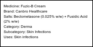 Information about Fuzic-B Cream (Brand: Canbro Healthcare) - Uses: Skin infections